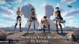 PUBG Mobile Rilis Konten Baru Attack on Titan: Lengkap dengan Eren, Mikasa & Levi