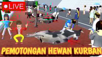 Cara Membuat Simulasi Pemotongan Hewan Kurban di Sakura School Simulator, Lengkap dan Realistis!