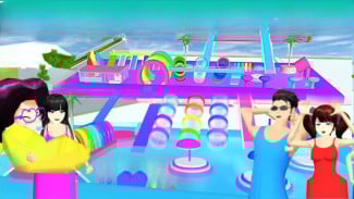 Panduan Berenang dan Ganti Baju Renang di Sakura School Simulator, Jangan Lewatkan Spot Kece Buat Nongkrong!