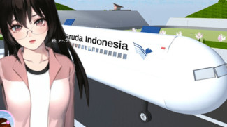 Panduan Lengkap Naik Pesawat Garuda Indonesia di Sakura School Simulator