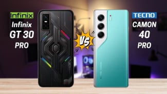 Smartphone Rp4 Jutaan Terbaik 2025: Tekno Camon 40 Pro 5G atau Infinix GT 30 Pro?