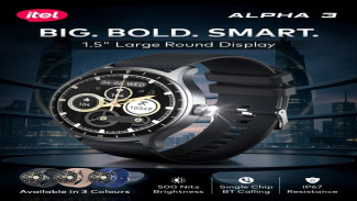 itel Alpha 3 Resmi Rilis: Smartwatch Rp 200 Ribuan dengan Fitur Premium dan Tahan Air