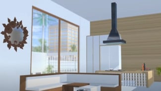 Wajib Coba! ID Villa Mewah di Sakura School Simulator dengan Kolam Renangnya