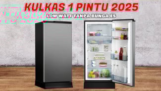 Inilah Daftar Kulkas 1 Pintu Terbaik dengan Fitur Canggih & Harga Murah