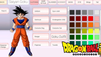 Cara Mudah Membuat Karakter Dragon Ball di Sakura School Simulator Jadi Goku & Vegeta