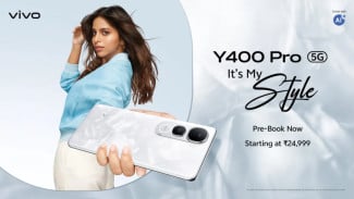 Resmi Meluncur! Vivo Y400 Pro 5G Hadir dengan Layar AMOLED Super Terang dan Fast Charging 90W