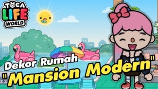Cara Kreatif Membuat Rumah Istana di Toca Life World