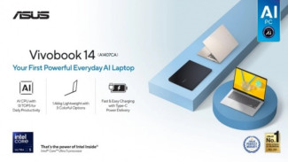 ASUS Vivobook 14 A1407CA Resmi di Indonesia! Laptop AI dengan Intel Core Ultra, Harga Terjangkau & Fitur WOW!