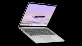 Lenovo Chromebook Plus 14 Resmi: Layar OLED dan Speaker Dolby Atmos Pertama di Chromebook