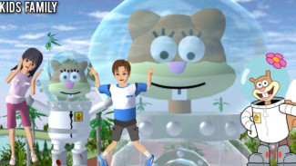 Bikin Rumah Kaca Sandy Spongebob di Sakura School Simulator! Begini Caranya, Auto Keren!