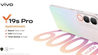 Baterai 6000mAh dan Fitur AI Premium, vivo Y19s Pro Hanya Rp1,5 Jutaan!