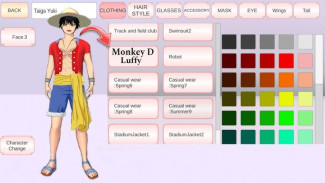 Panduan Lengkap Terbaru Membuat Karakter Anime Luffy One Piece di Sakura School Simulator