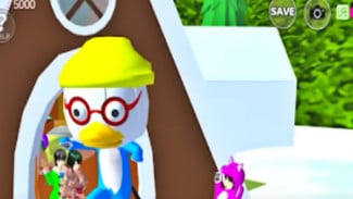 Bikin Rumah Pororo di Sakura School Simulator! Ini ID-nya & Cara Pakainya, Gampang Banget!