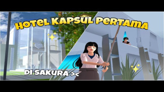 Cara Mudah Kunjungi Hotel Kapsul di Sakura School Simulator, Cocok Buat Roleplay Seru!