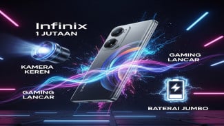 Cuma 1 Jutaan! Ini 5 HP Infinix Terbaik 2025 Buat Gaming dan Foto Aesthetic
