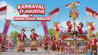 Meriahkan Hari Kemerdekaan di Sakura School Simulator, Begini Caranya!