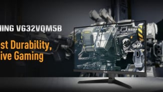 Inilah ASUS VG32VQM5B, Monitor Gaming Berlengkung dengan Performa Tangguh!