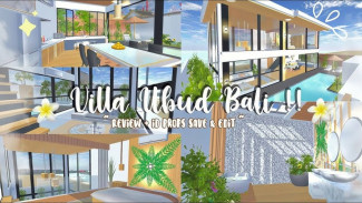 Desain Villa Ubud Bali di Sakura School Simulator: Mewah, Nyaman, dan Instagramable