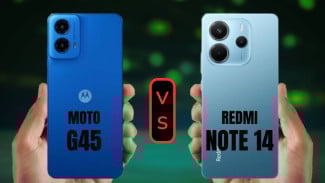 Motorola G45 5G vs Redmi Note 14 4G, Duel Smartphone Rp2 Jutaan Terbaik 2025, Pilih yang Mana?