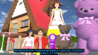Cara Membangun Taman Boneka Impian di Sakura School Simulator