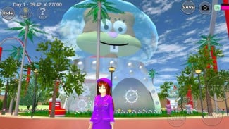 Cara Masuk ke Rumah Kaca Sandy di Sakura School Simulator