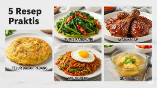 5 Resep Masakan Rumahan Super Mudah, Cocok untuk Pemula dan Anak Kos