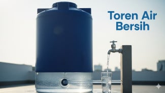 Tips Jitu Bikin Toren Air Bebas Lumut dan Endapan, Air Jadi Lebih Sehat