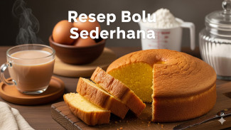 Resep Bolu Sederhana Rp20 Ribu: Murah, Lembut, dan Disukai Anak-Anak