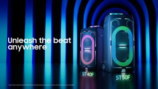 Bikin Pesta Makin Gila! Samsung Luncurkan Speaker Portabel 240W dengan Lampu Disko & Baterai 18 Jam