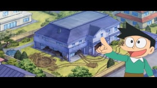 Rahasia Rumah Mewah Suneo di Sakura School Simulator, Isi Dalamnya Bikin Kaget!