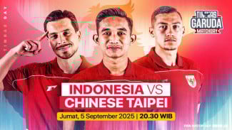 Link Live Streaming Timnas Indonesia vs China Taipei Malam Ini: Kick Off 20.30 WIB Jelang Kualifikasi Piala Dunia 2026