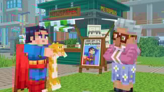 Main Minecraft Sekarang Bisa Jadi Superman? Cek DLC Terbarunya!