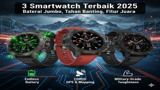 Garmin, COROS, atau Amazfit? Inilah 3 Smartwatch Tahan Banting 2025 yang Paling Worth It!