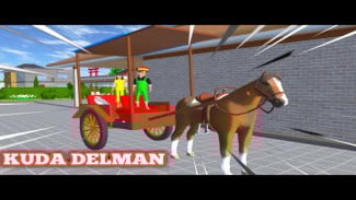 Cara Baru Naik Delman di Sakura School Simulator, Dijamin Makin Seru!