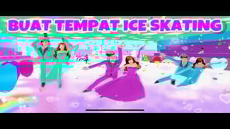 Cara Seru Bangun Arena Ice Skating di Sakura School Simulator, Mudah Tapi Keren!