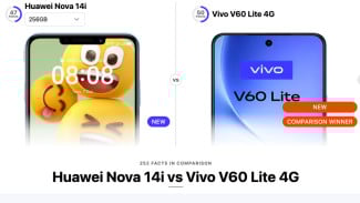 Adu Kuat Huawei Nova 14i vs Vivo V60 Lite 4G: Si Baterai Raksasa Lawan Si Pengisi Daya Super Cepat!