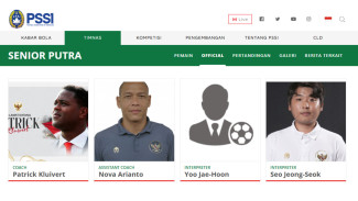 Kejanggalan di Situs PSSI Usai Kluivert Dipecat, Staf Shin Tae-yong Masih Tertera?