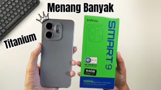 Infinix Smart 9: HP 1 Jutaan dengan Layar 120Hz, Baterai Awet, dan Desain Stylish!
