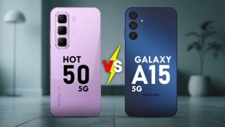 Duel Panas! Samsung Galaxy A15 vs Infinix Hot 50 5G, Cuma Beda Rp250 Ribu tapi Beda Kelas