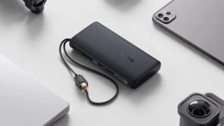 Power Bank Ajaib Baseus: 100W, 20.000mAh, Plus 2 Kabel Bawaan – Harga Cuma Rp450 Ribu!