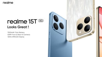 Baterai 7000 mAh, Tipis, dan Harga Rp3 Jutaan, Realme 15T Layak Dibeli?