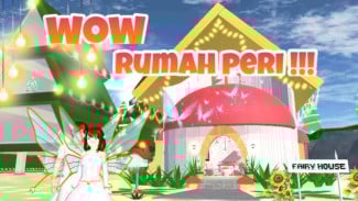 Tersembunyi di Langit! Ini Kode Rahasia Rumah Peri di Sakura School Simulator