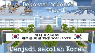 Inilah Sekolah Korea Paling Populer untuk Roleplay di Sakura School Simulator