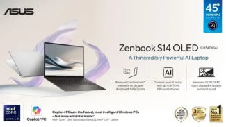 ASUS Rilis Zenbook S14 OLED: Tipis, Cerdas Punya NPU 47 TOPS & Baterai 16 Jam