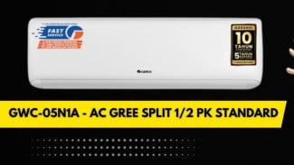 AC Gree GWC-05N1A: Setengah PK Black Diamond, Fitur Mewah Harga Irit
