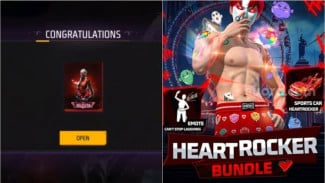 Klaim! Kode Redeem FF 9 Januari 2026, Buru Bundle Heartrocker