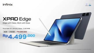Infinix XPAD Edge Resmi di Indonesia, Tablet Tipis 13 Inci Rp4 Jutaan!