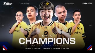 ONIC Juara Free Fire Battle Rush Series 2026 usai Tekuk EVOS