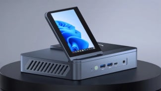 ViewDock Gen2: Mini PC Ryzen Canggih dengan Layar & Qi Charging