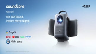 Anker Nebula P1i Meluncur, Proyektor Mini dengan Fitur Maksimal